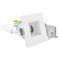 Luxrite 2 Inch Square LED Recessed Downlight 3CCT 3000K-5000K 8W 600LM Dimmable Damp Rated IC Rated LR23277-1PK - alternate 1
